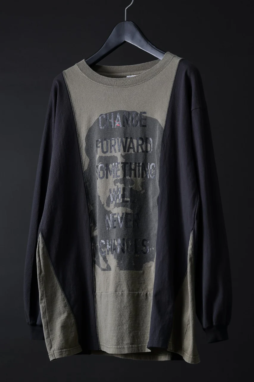 CHANGES exclusive VINTAGE REMAKE L/S TOPS (MULTI BLACK #B') - Image 2