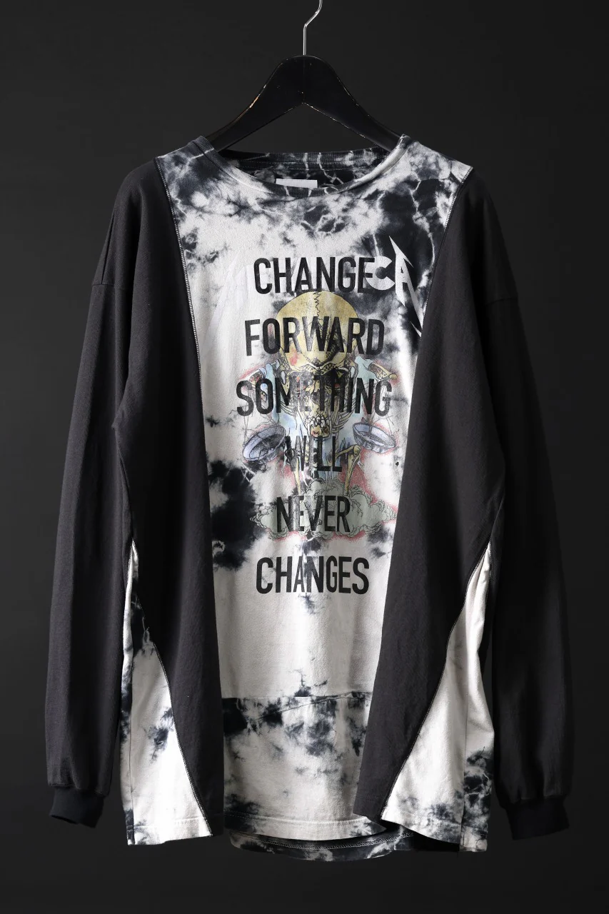 CHANGES exclusive VINTAGE REMAKE L/S TOPS (MULTI BLACK #C') - Image 2