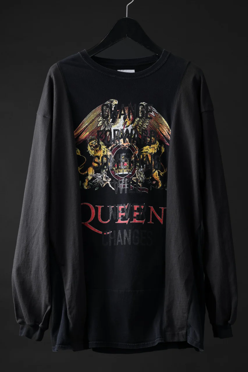 CHANGES exclusive VINTAGE REMAKE L/S TOPS (MULTI BLACK #C)