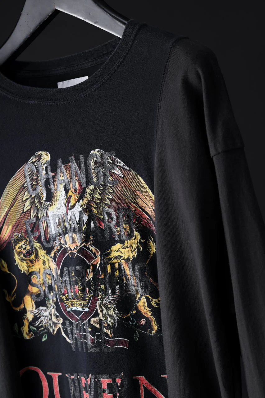CHANGES exclusive VINTAGE REMAKE L/S TOPS (MULTI BLACK #C) - Image 6