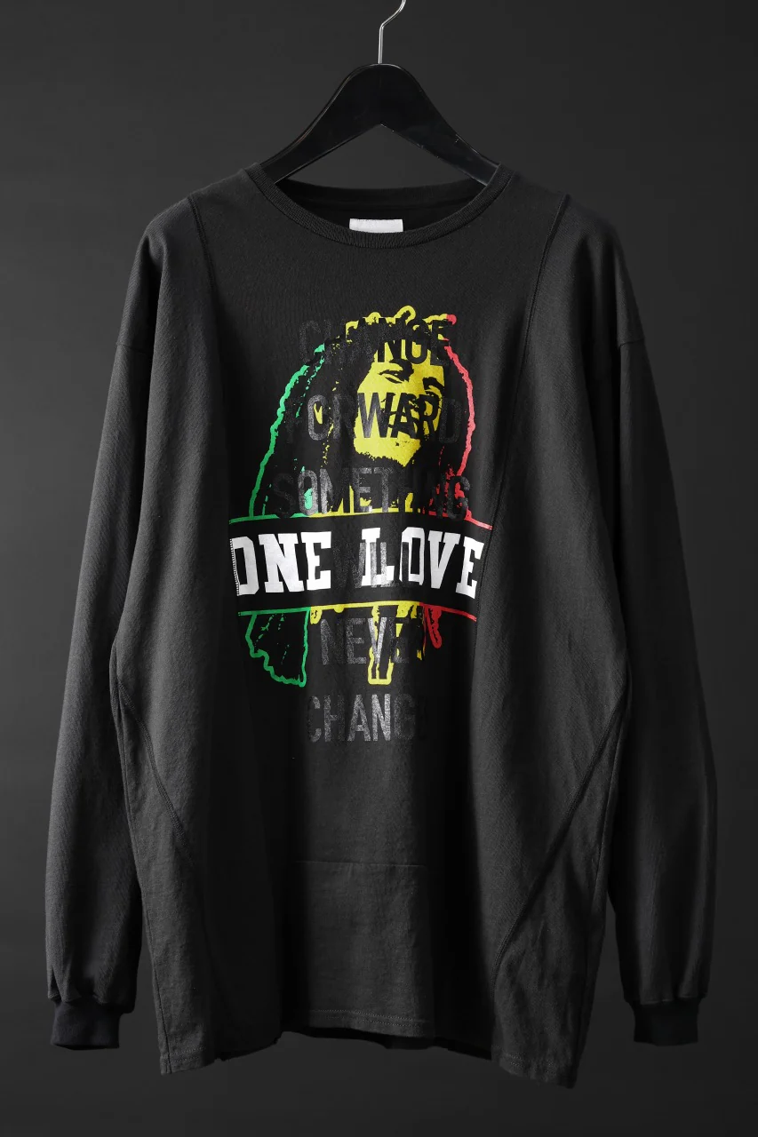 CHANGES exclusive VINTAGE REMAKE L/S TOPS (MULTI BLACK #D')