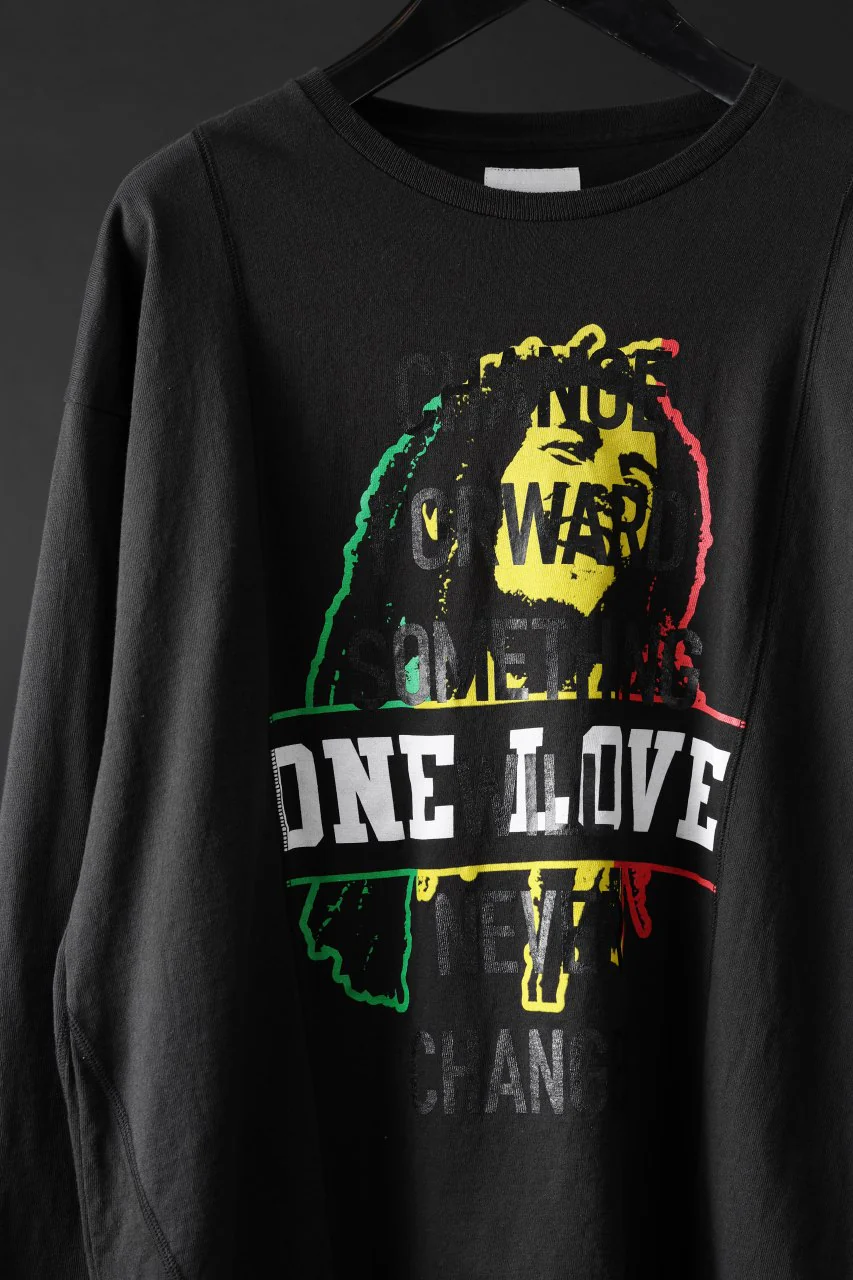 CHANGES exclusive VINTAGE REMAKE L/S TOPS (MULTI BLACK #D') - Image 4