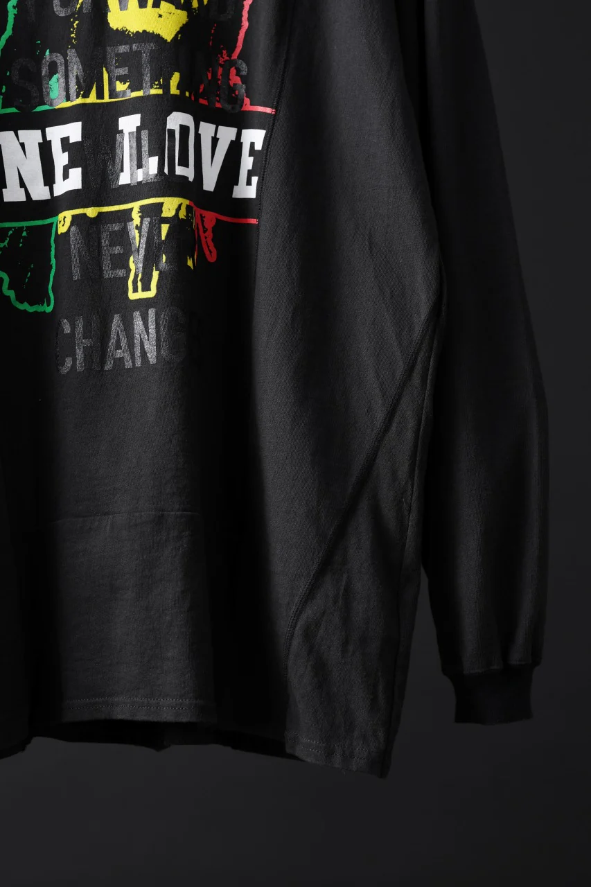 CHANGES exclusive VINTAGE REMAKE L/S TOPS (MULTI BLACK #D') - Image 6