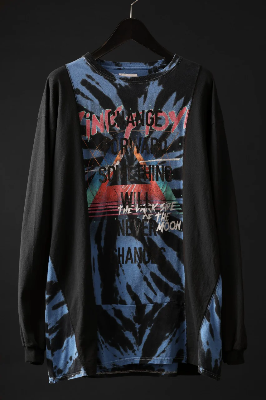 CHANGES exclusive VINTAGE REMAKE L/S TOPS (MULTI BLACK #D)