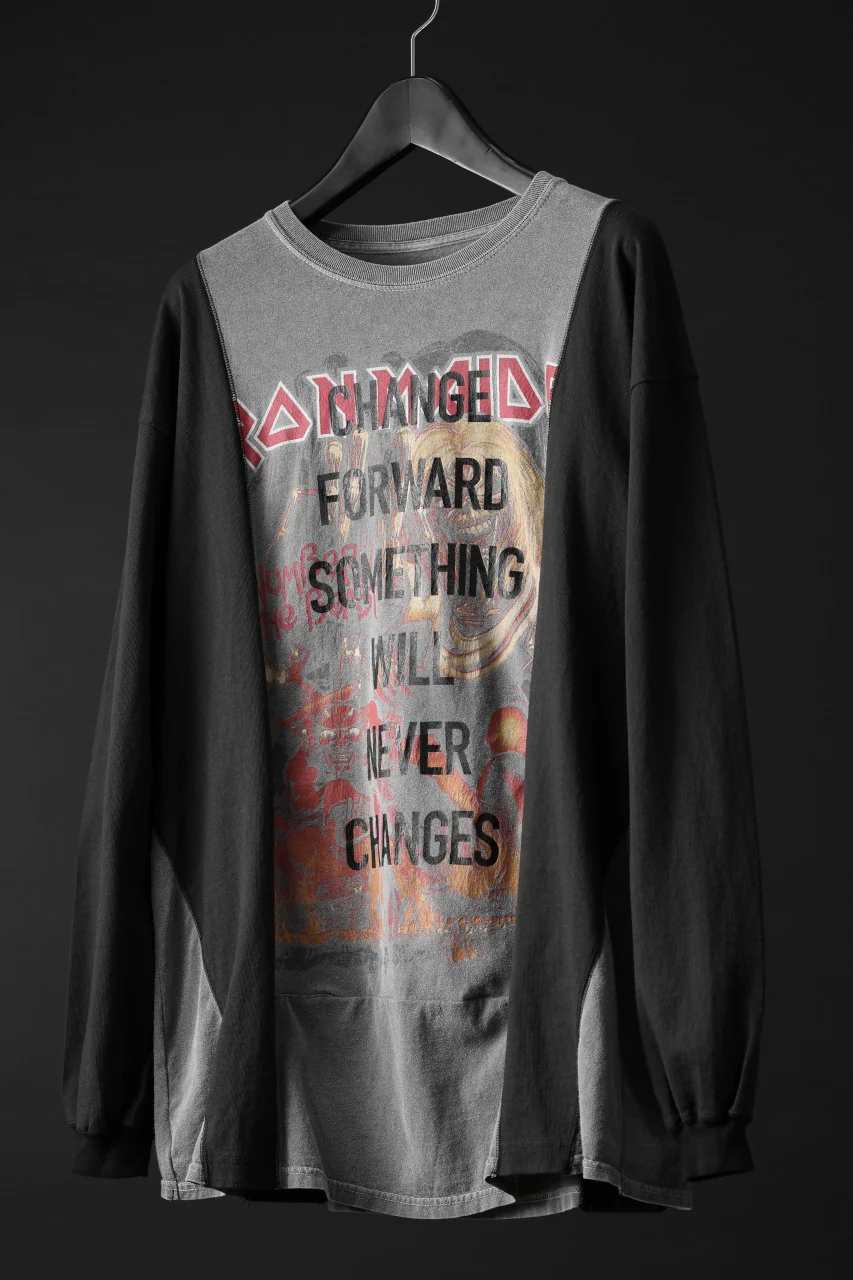 CHANGES exclusive VINTAGE REMAKE L/S TOPS (MULTI BLACK #E') - Image 2
