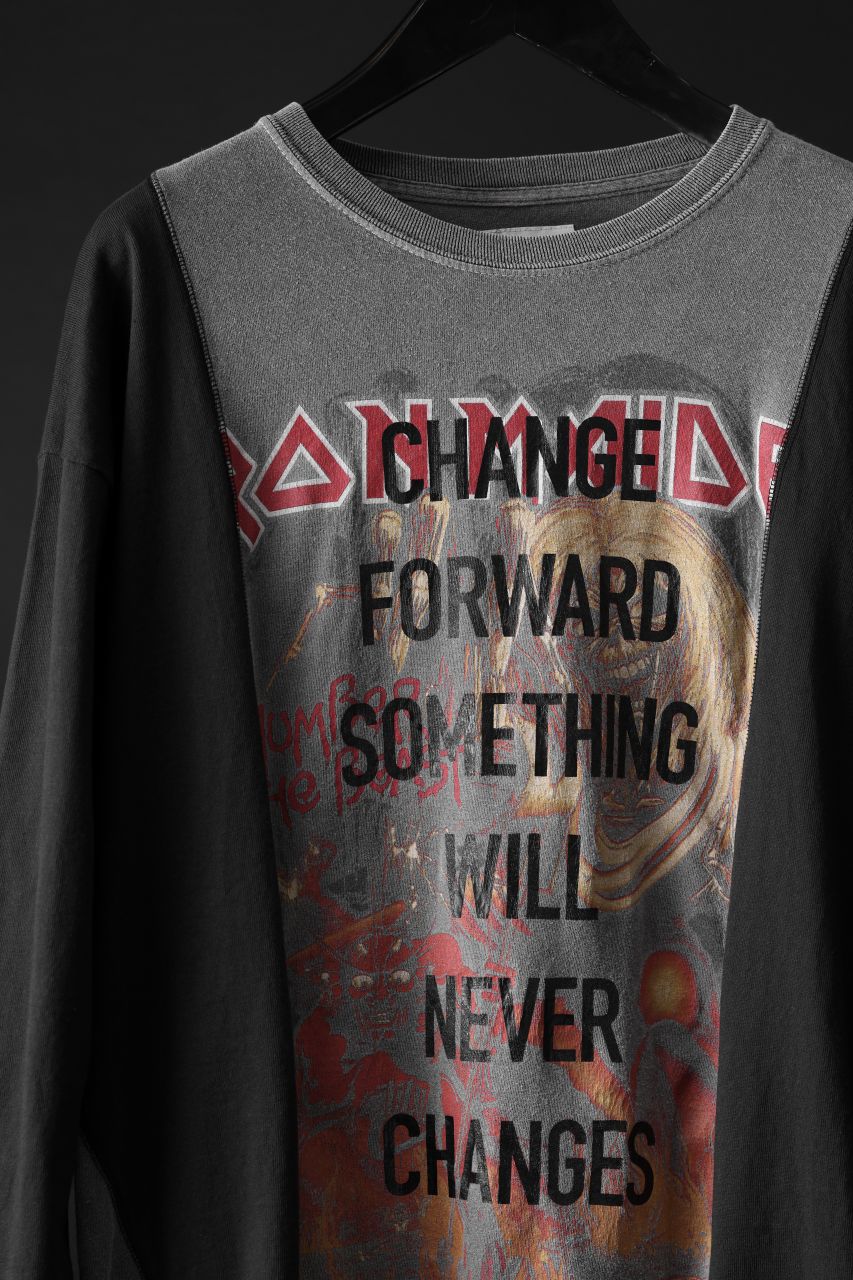 CHANGES exclusive VINTAGE REMAKE L/S TOPS (MULTI BLACK #E') - Image 4