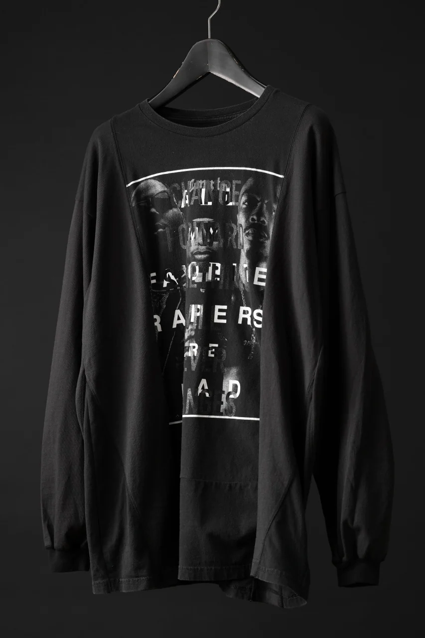 CHANGES exclusive VINTAGE REMAKE L/S TOPS (MULTI BLACK #F) - Image 2