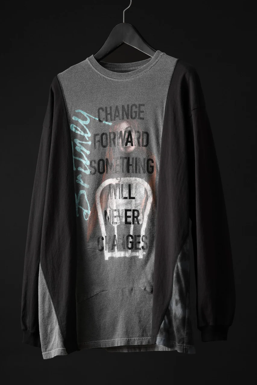 CHANGES exclusive VINTAGE REMAKE L/S TOPS (MULTI BLACK #H) - Image 2