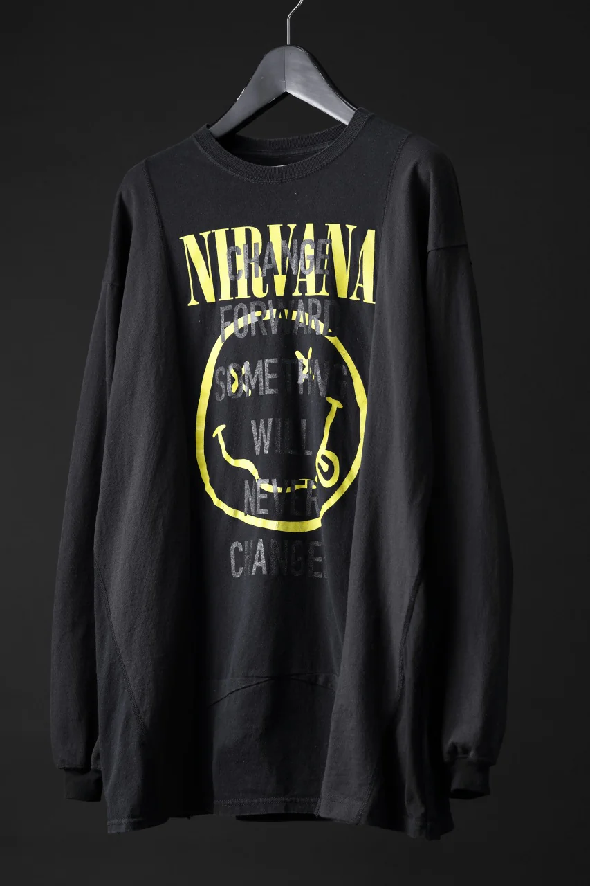 CHANGES exclusive VINTAGE REMAKE L/S TOPS (MULTI BLACK #J) - Image 2