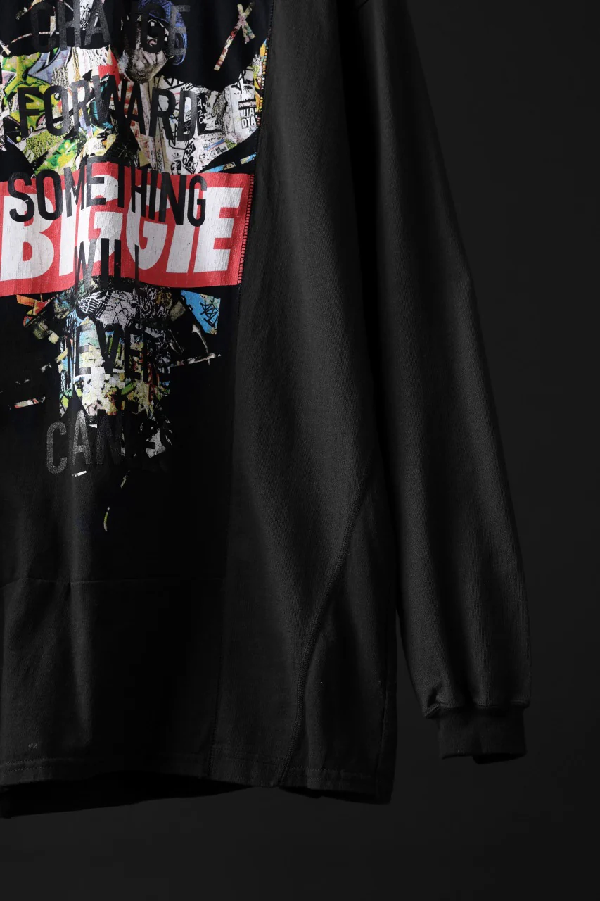 CHANGES exclusive VINTAGE REMAKE L/S TOPS (MULTI BLACK #K) - Image 4