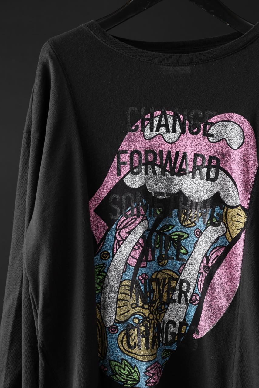 CHANGES exclusive VINTAGE REMAKE L/S TOPS (MULTI BLACK #L) - Image 4