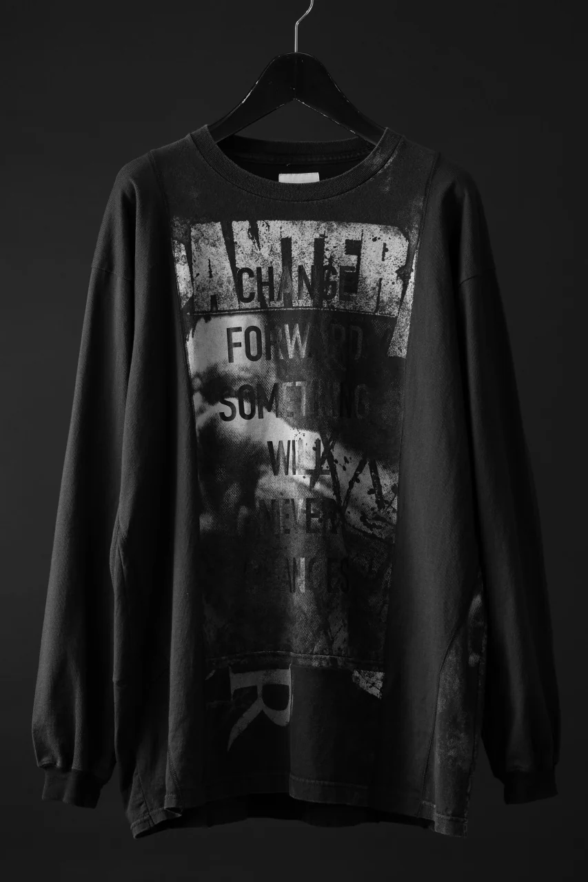 CHANGES exclusive VINTAGE REMAKE L/S TOPS (MULTI BLACK #M)