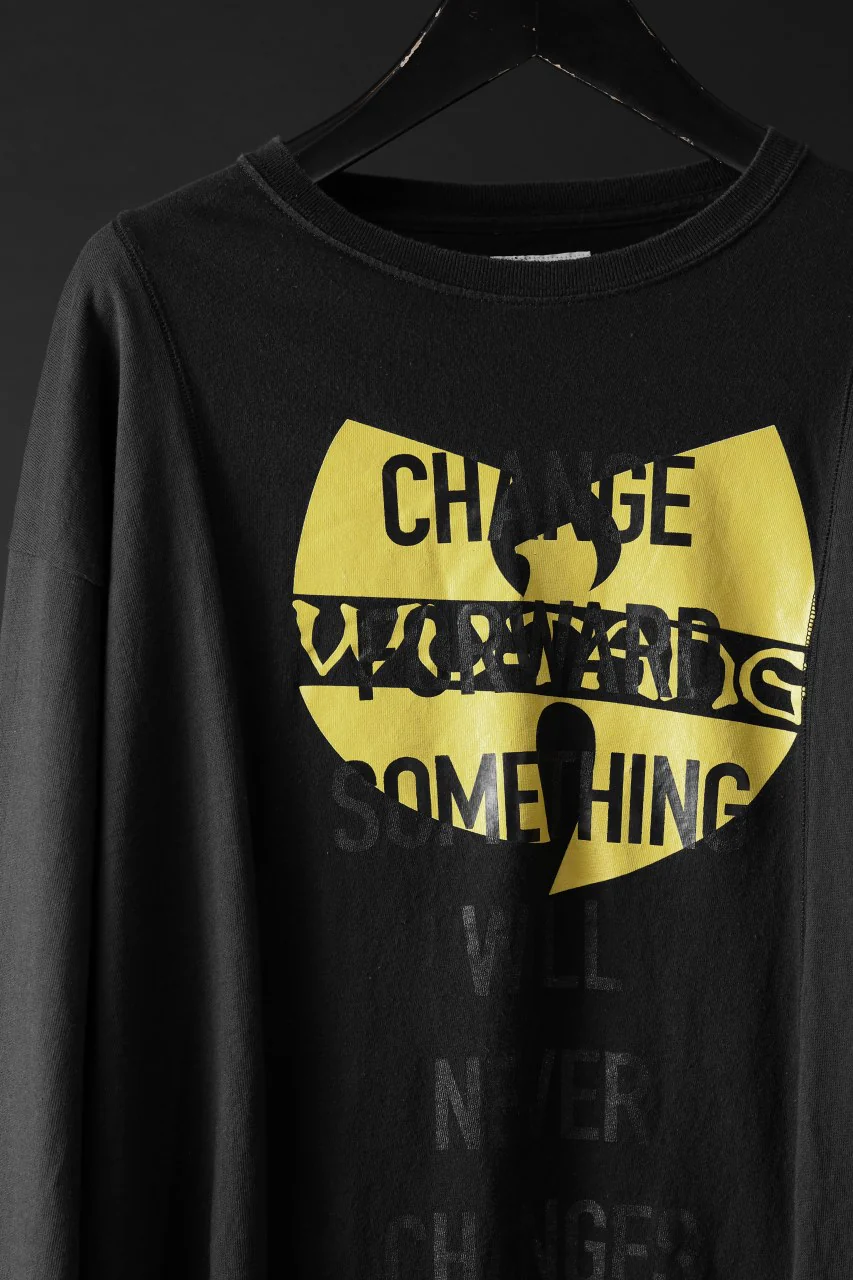 CHANGES exclusive VINTAGE REMAKE L/S TOPS (MULTI BLACK #O) - Image 4