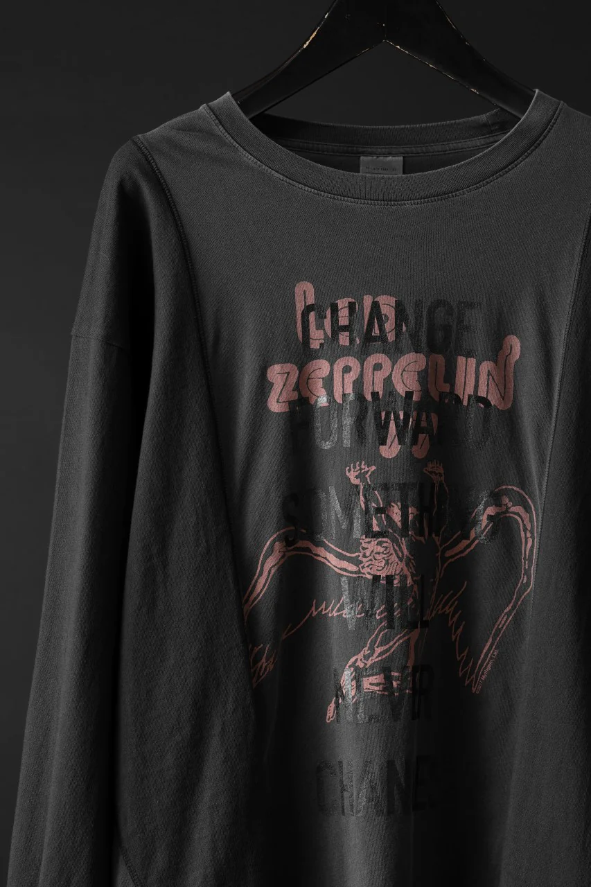 CHANGES exclusive VINTAGE REMAKE L/S TOPS (MULTI BLACK #P) - Image 4
