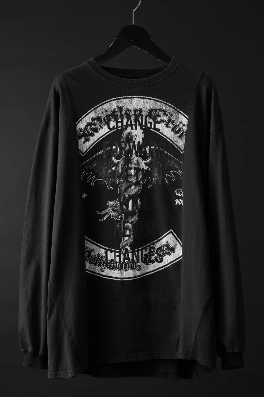 CHANGES exclusive VINTAGE REMAKE L/S TOPS (MULTI BLACK #S)