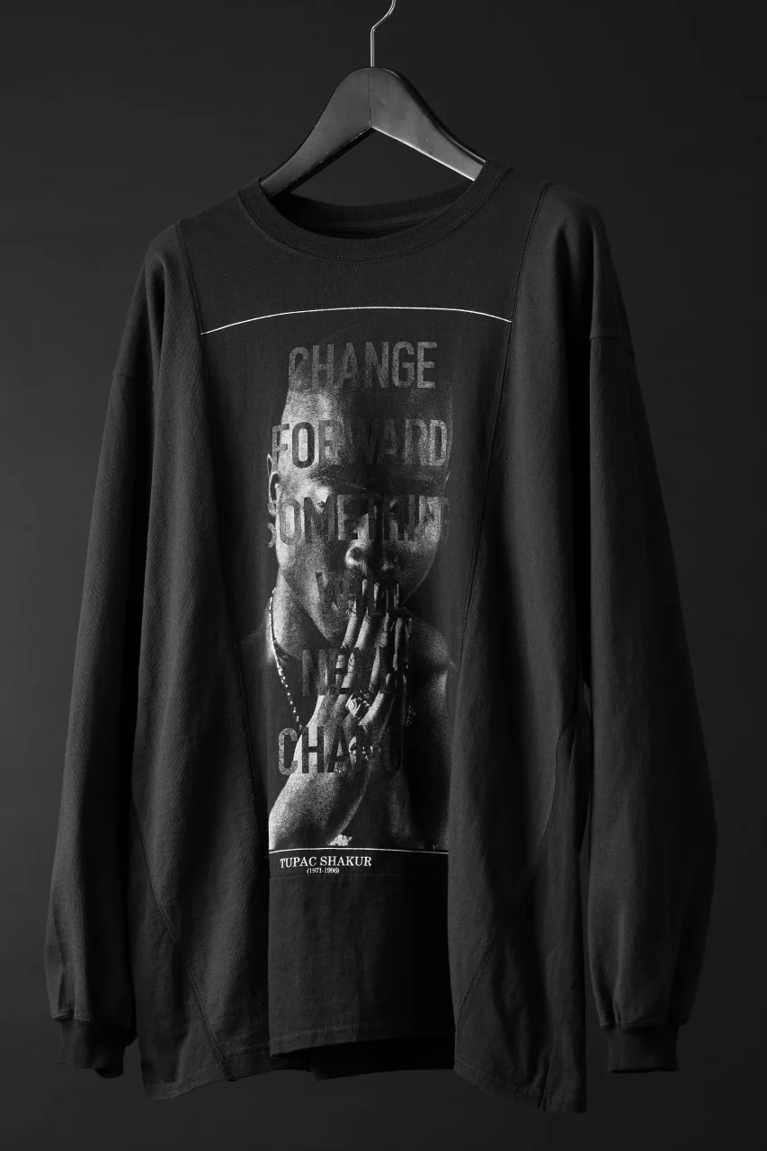 CHANGES exclusive VINTAGE REMAKE L/S TOPS (MULTI BLACK #T) - Image 2