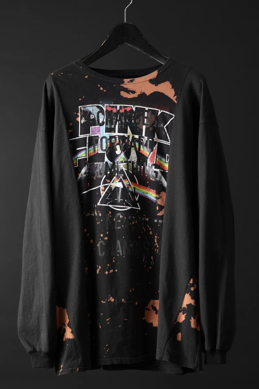 CHANGES exclusive VINTAGE REMAKE L/S TOPS (MULTI BLACK #U) - Image 2