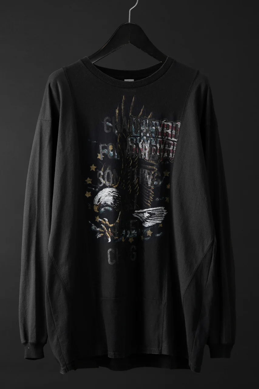 CHANGES exclusive VINTAGE REMAKE L/S TOPS (MULTI BLACK #V) - Image 2