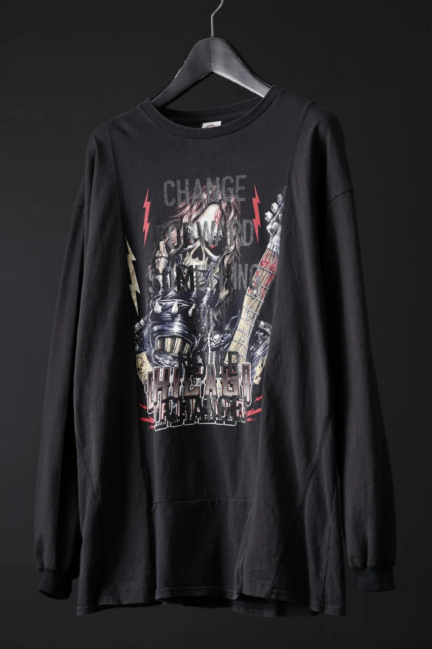 CHANGES exclusive VINTAGE REMAKE L/S TOPS (MULTI BLACK #X) - Image 2
