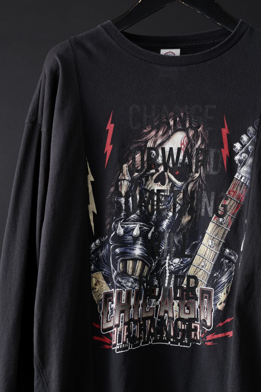CHANGES exclusive VINTAGE REMAKE L/S TOPS (MULTI BLACK #X) - Image 4
