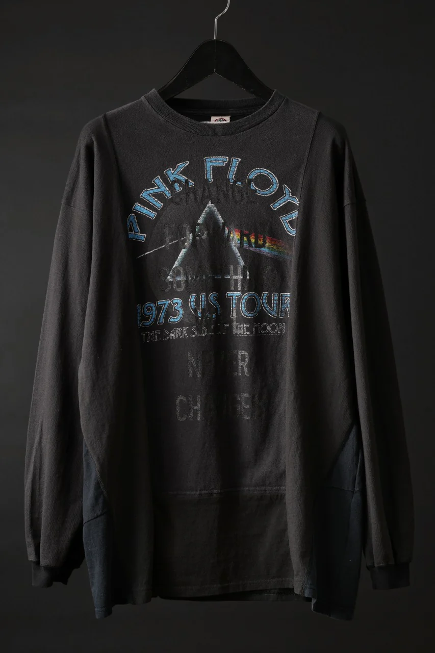 CHANGES exclusive VINTAGE REMAKE L/S TOPS (MULTI BLACK #Y) - Image 2