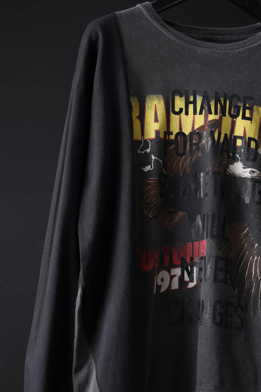 CHANGES exclusive VINTAGE REMAKE L/S TOPS (MULTI BLACK #Z) - Image 4