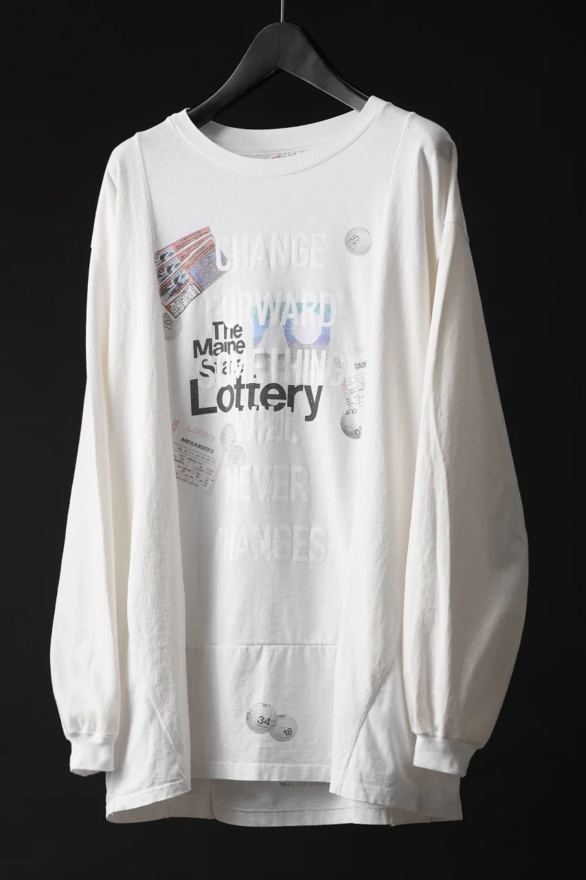 CHANGES exclusive VINTAGE REMAKE L/S TOPS (MULTI WHITE #A) - Image 2
