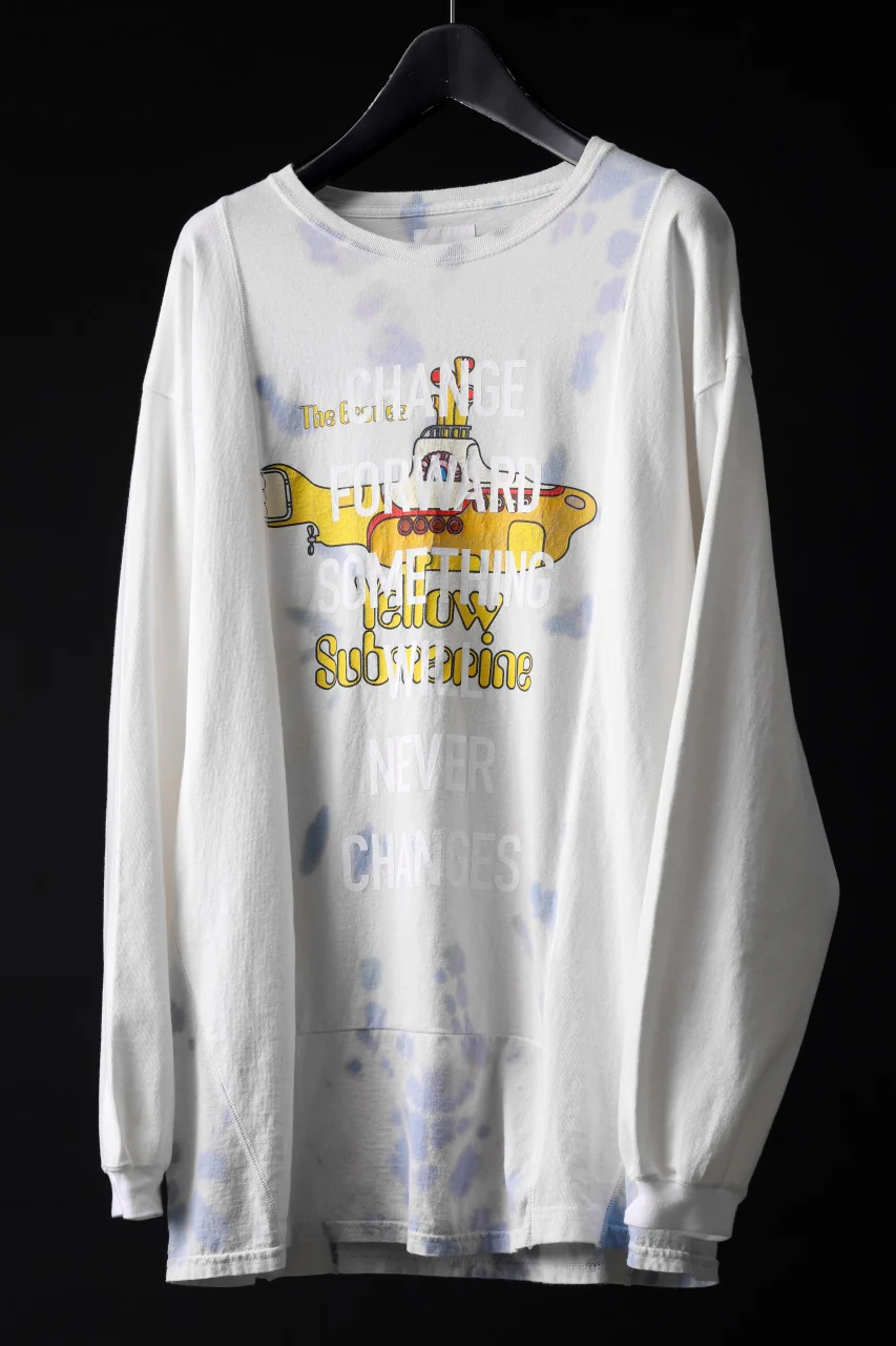 CHANGES exclusive VINTAGE REMAKE L/S TOPS (MULTI WHITE #B) - Image 2