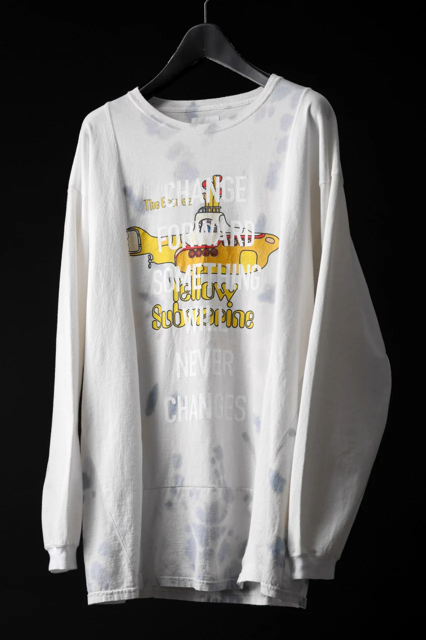 CHANGES exclusive VINTAGE REMAKE L/S TOPS (MULTI WHITE #B) - Image 3