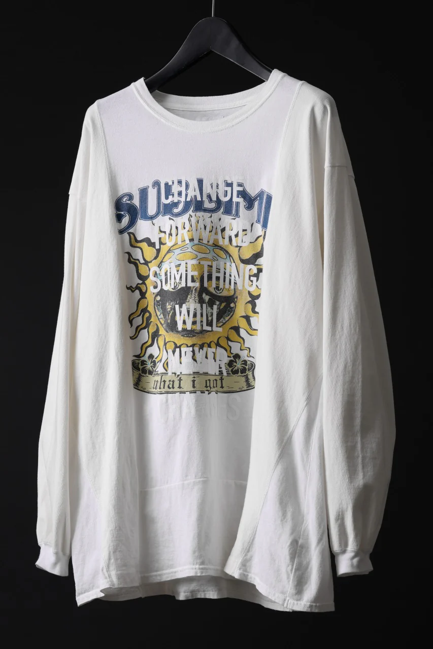 CHANGES exclusive VINTAGE REMAKE L/S TOPS (MULTI WHITE #G) - Image 2