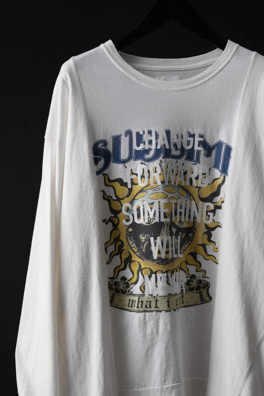 CHANGES exclusive VINTAGE REMAKE L/S TOPS (MULTI WHITE #G) - Image 4