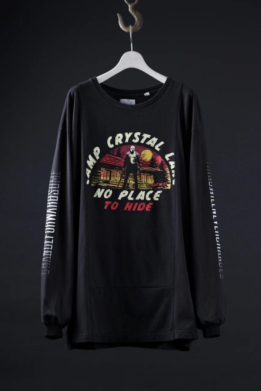 CHANGES exclusive VINTAGE REMAKE LS TOPS (CINEMA-FRIDAY THE 13TH-R)