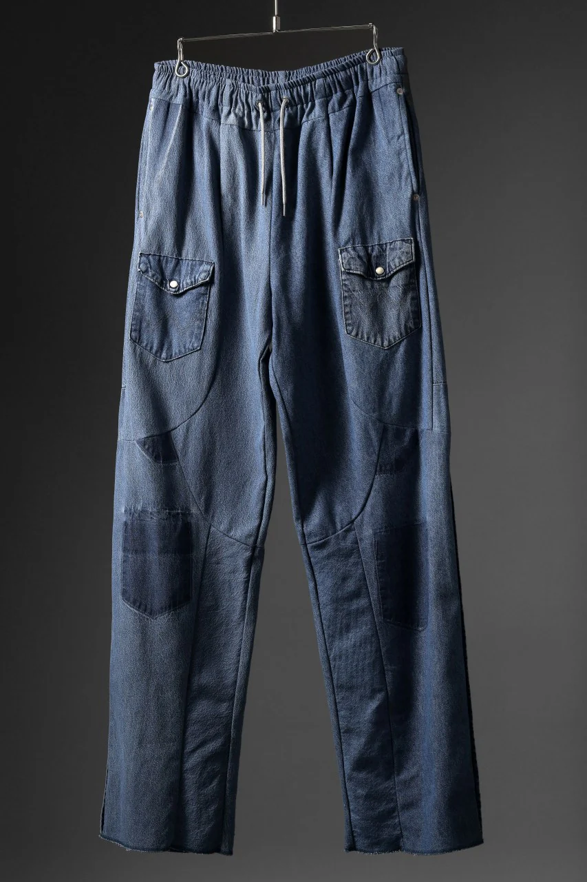 CHANGES LOOSEY REMAKE PANTS  / MADE BY VTG Wrangler SHIRT (INDIGO #A) - Image 2