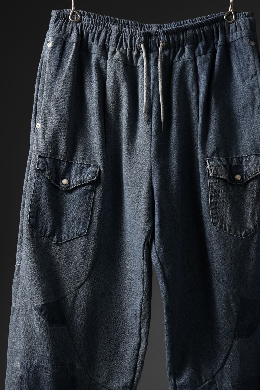 CHANGES LOOSEY REMAKE PANTS  / MADE BY VTG Wrangler SHIRT (INDIGO #A) - Image 4