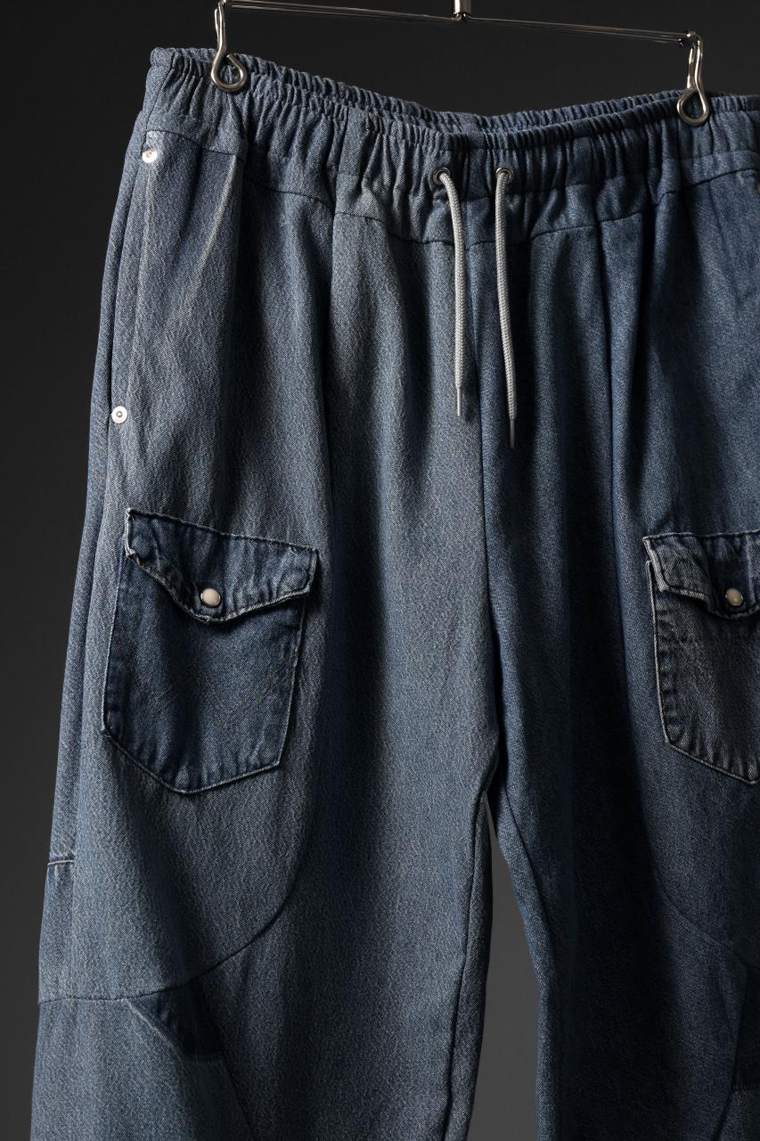 CHANGES LOOSEY REMAKE PANTS  / MADE BY VTG Wrangler SHIRT (INDIGO #A) - Image 7