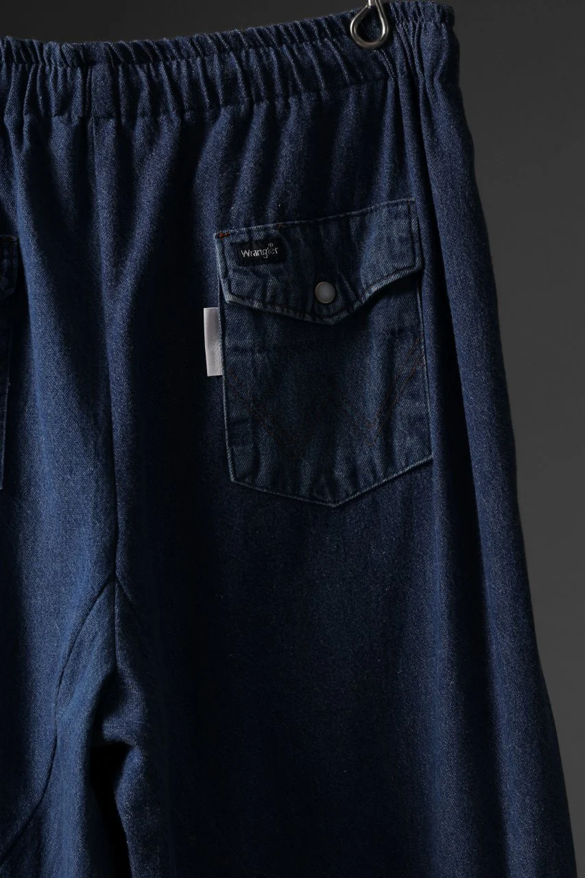 CHANGES LOOSEY REMAKE PANTS  / MADE BY VTG Wrangler SHIRT (INDIGO #B) - Image 12