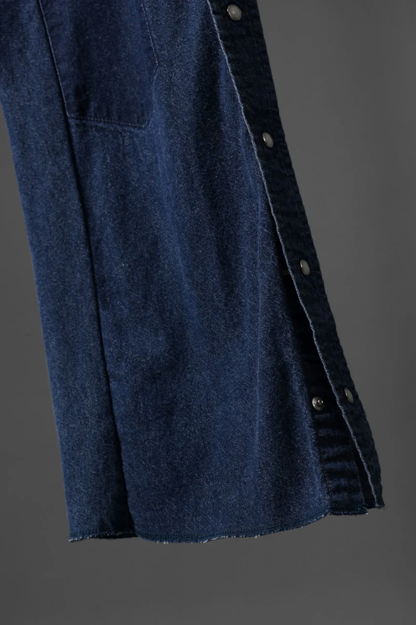 CHANGES LOOSEY REMAKE PANTS  / MADE BY VTG Wrangler SHIRT (INDIGO #B) - Image 13