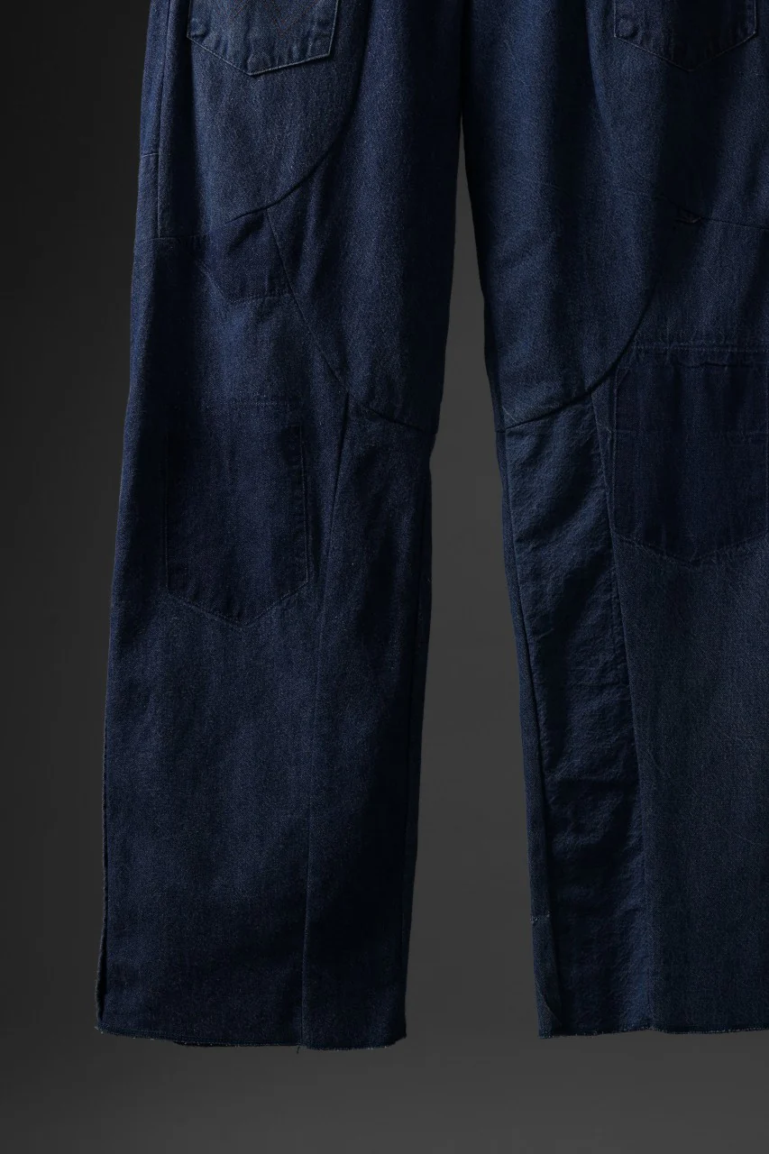 CHANGES LOOSEY REMAKE PANTS  / MADE BY VTG Wrangler SHIRT (INDIGO #B) - Image 6