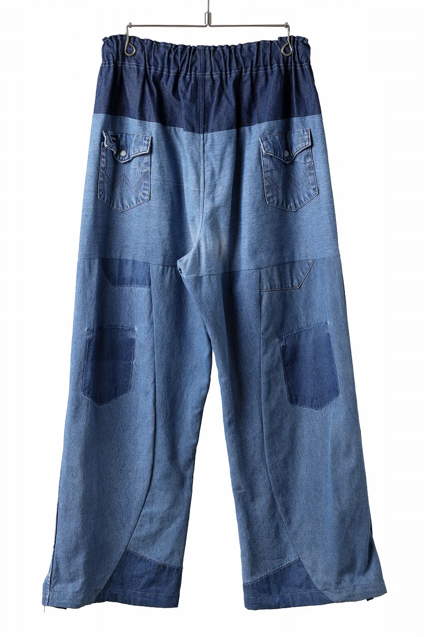 CHANGES LOOSEY REMAKE PANTS  / MADE BY VTG Wrangler SHIRT (INDIGO #C) - Image 6