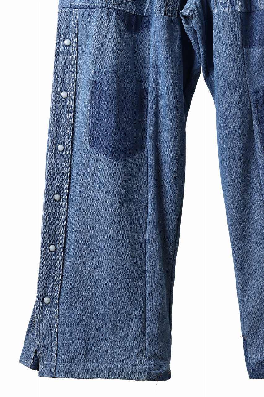 CHANGES LOOSEY REMAKE PANTS  / MADE BY VTG Wrangler SHIRT (INDIGO #C) - Image 9