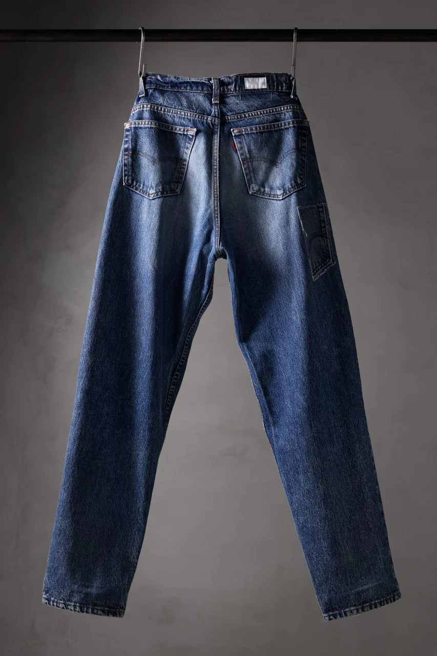 CHANGES RE50X VINTAGE LEVI’S-REMAKE DENIM PANTS (INDIGO #A) - Image 3
