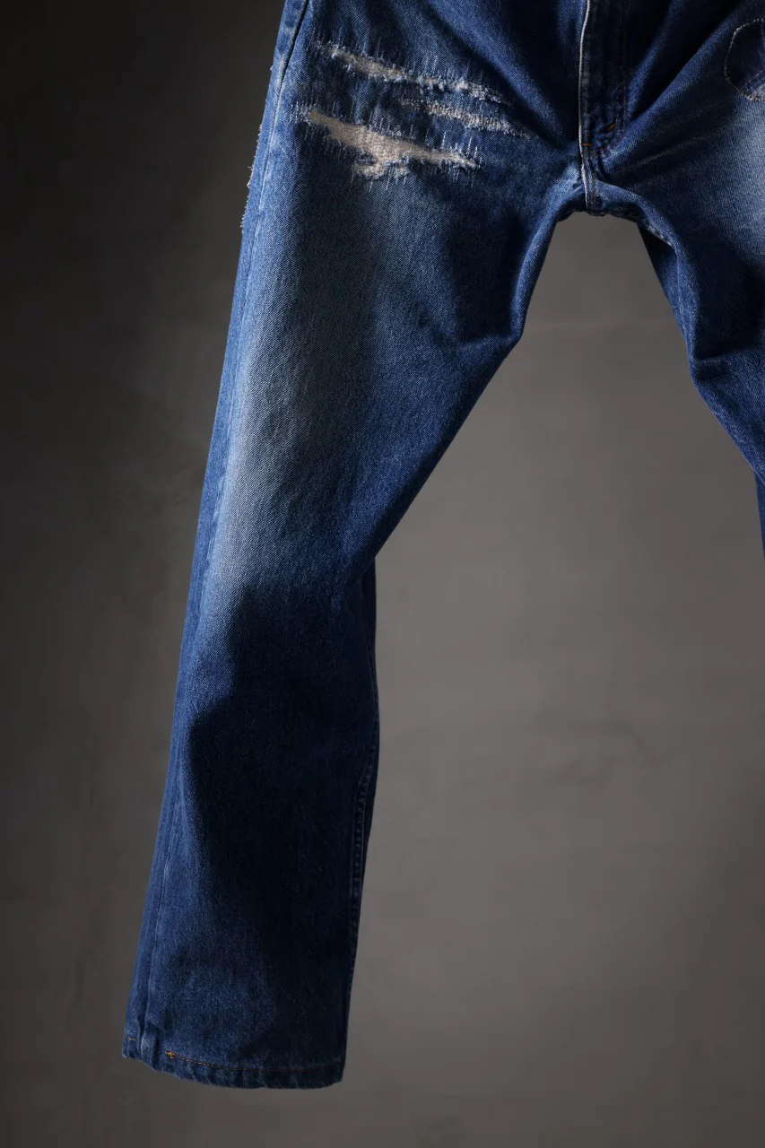 CHANGES RE50X VINTAGE LEVI’S-REMAKE DENIM PANTS (INDIGO #B) - Image 5