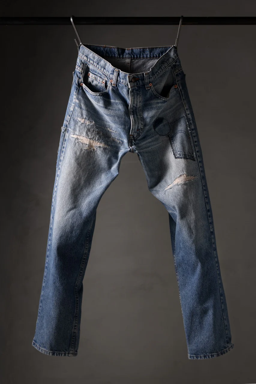 CHANGES RE50X VINTAGE LEVI’S-REMAKE DENIM PANTS (INDIGO #C)