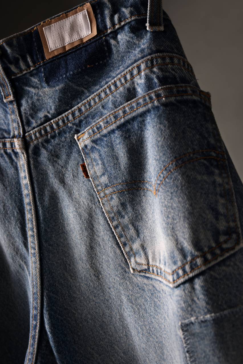 CHANGES RE50X VINTAGE LEVI’S-REMAKE DENIM PANTS (INDIGO #D) - Image 13