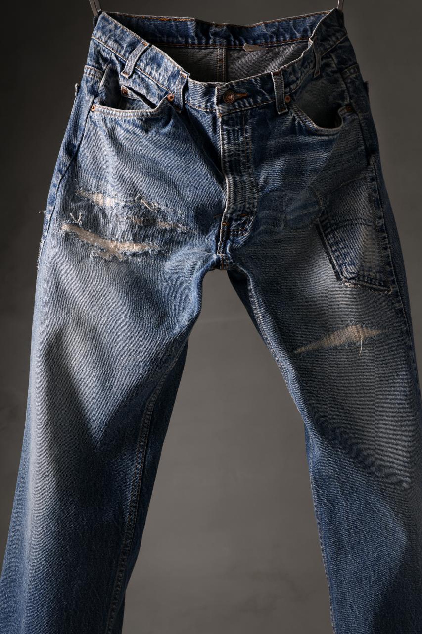 CHANGES RE50X VINTAGE LEVI’S-REMAKE DENIM PANTS (INDIGO #D) - Image 4