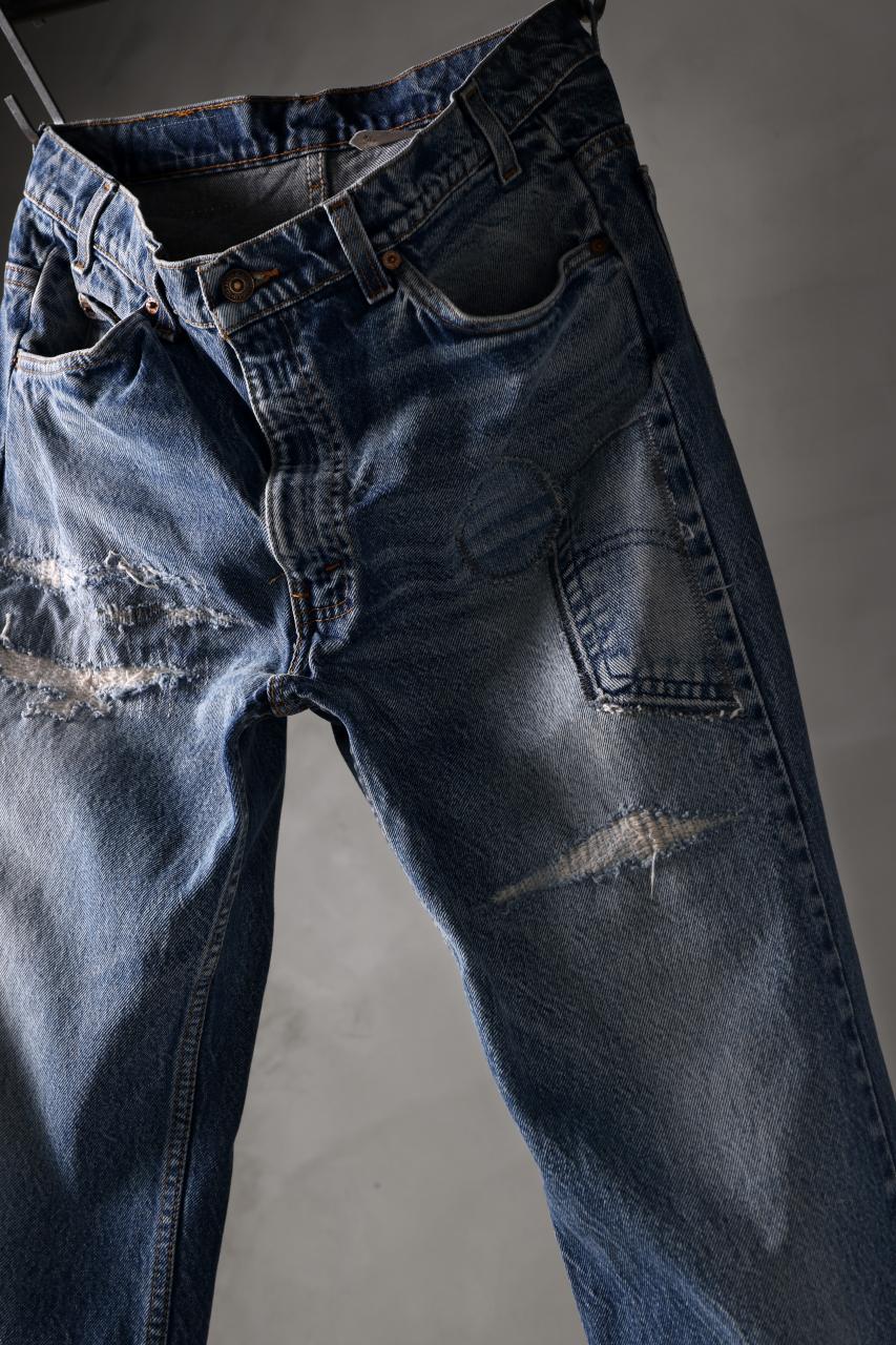 CHANGES RE50X VINTAGE LEVI’S-REMAKE DENIM PANTS (INDIGO #D) - Image 9