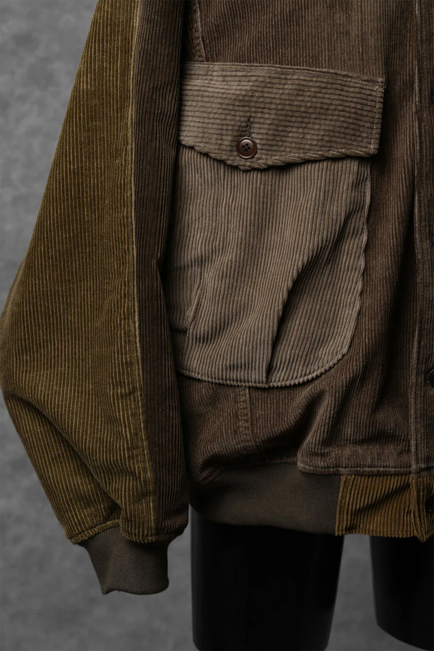 CHANGES REMAKE CORDUROY MA-1 JACKET (MULTI) - Image 11