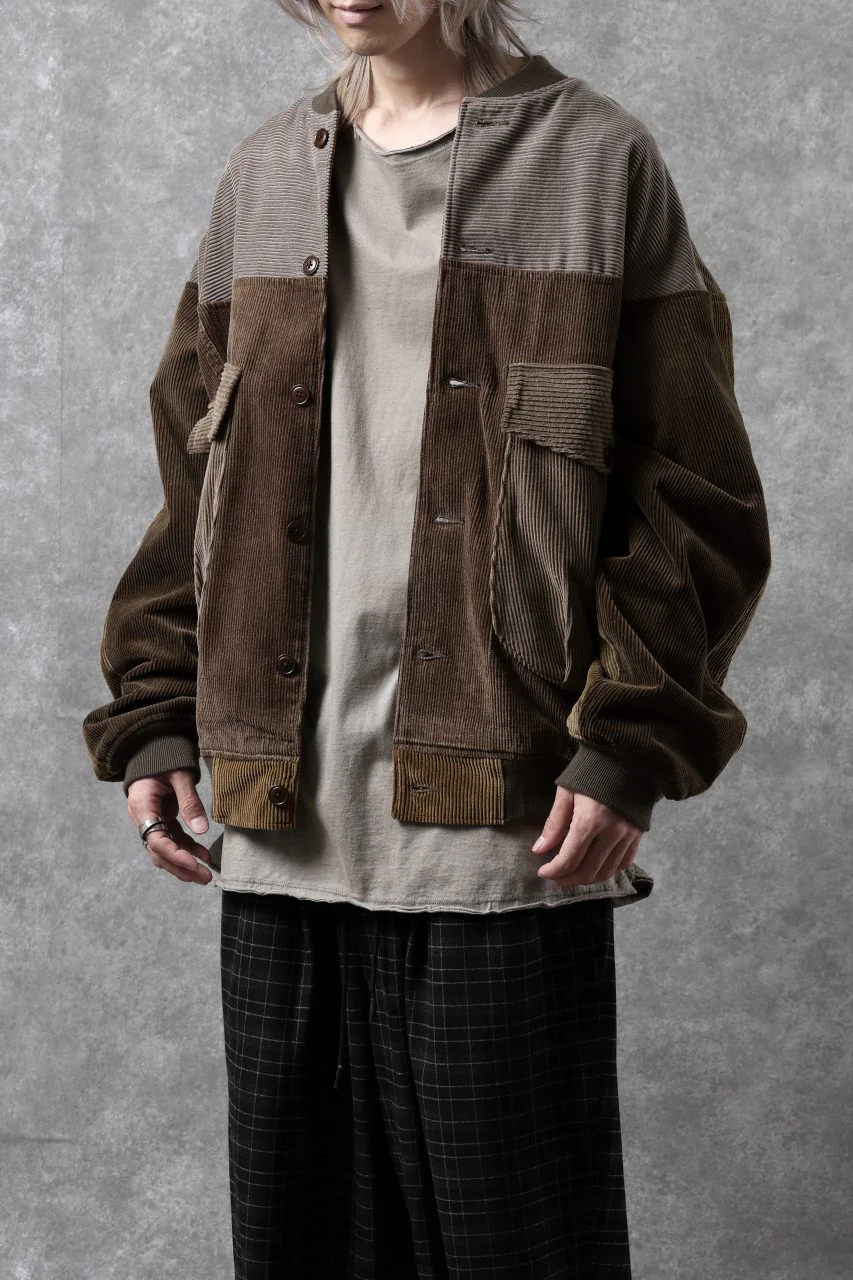 CHANGES REMAKE CORDUROY MA-1 JACKET (MULTI) - Image 14