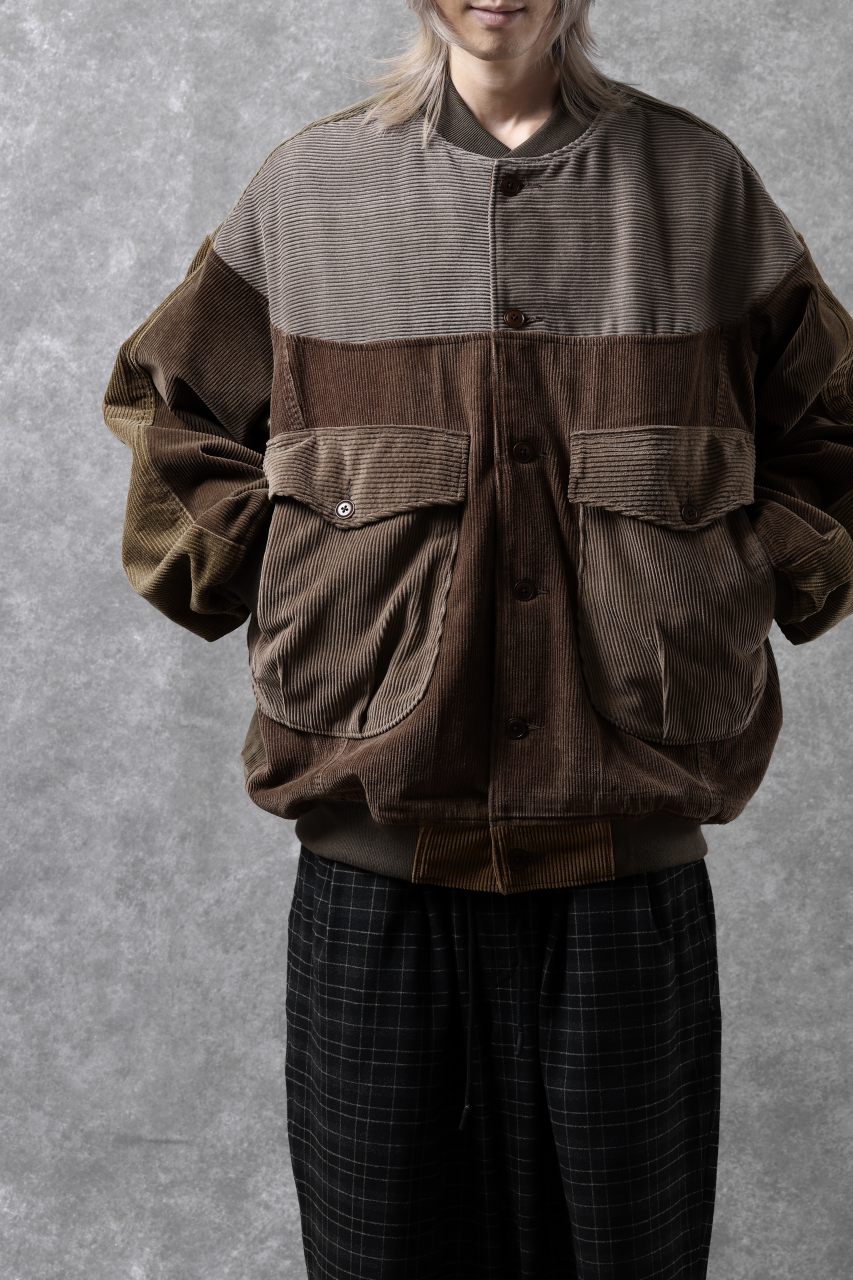 CHANGES REMAKE CORDUROY MA-1 JACKET (MULTI) - Image 15
