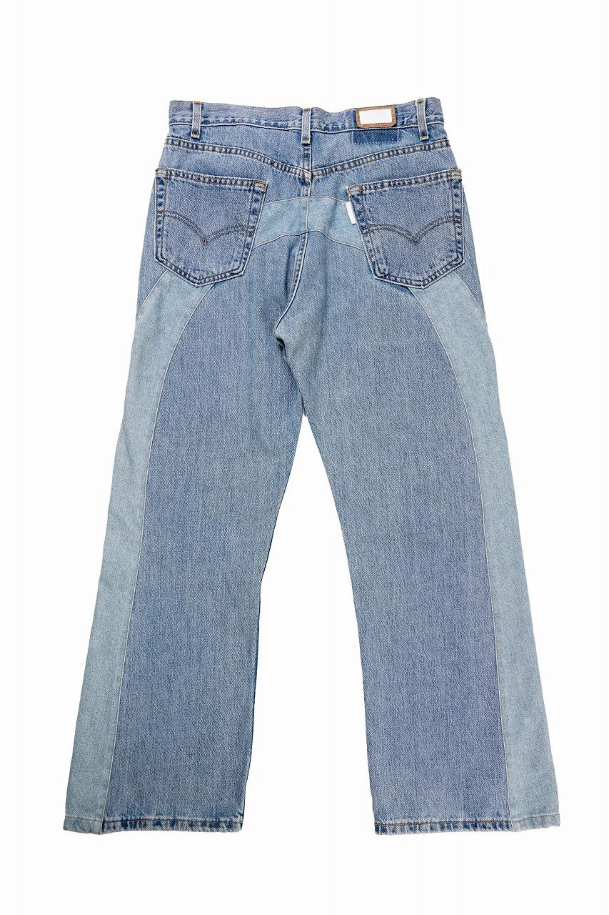 CHANGES REMAKE DENIM PANTS / VINTAGE LEVI’S JEANS (INDIGO) - Image 2